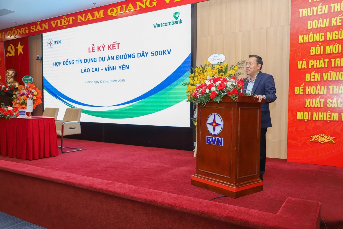 Ký kết Hợp đồng tín dụng Dự án đường dây 500 kV Lào Cai – Vĩnh Yên