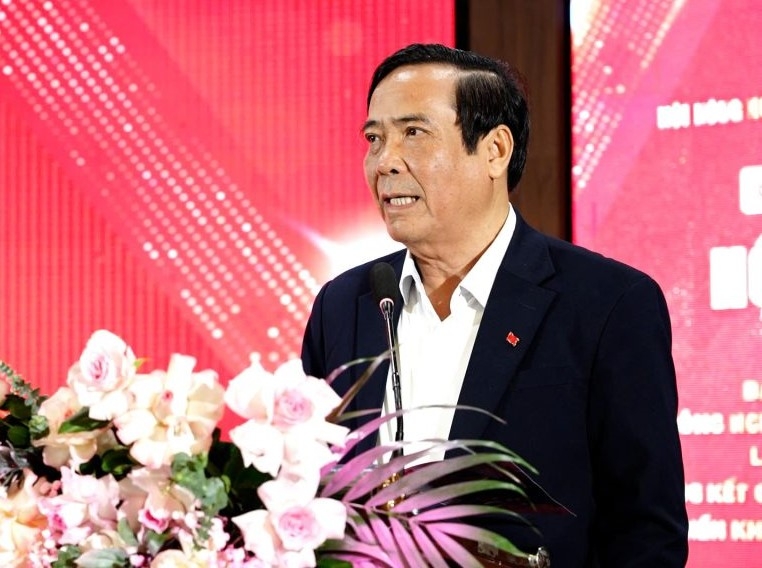 Chủ tịch Hội NCT Việt Nam Nguyễn Thanh Bình phát biểu tại Hội nghị