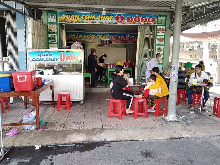 Ông Sanh và Quán cơm chay 0 đồng