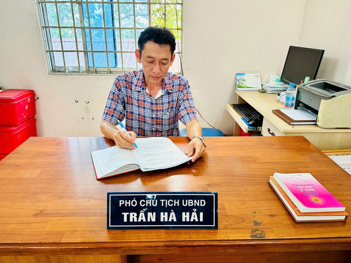 Ông Trần Hà Hải, Phó Chủ tịch UBND phường Hiệp Thành