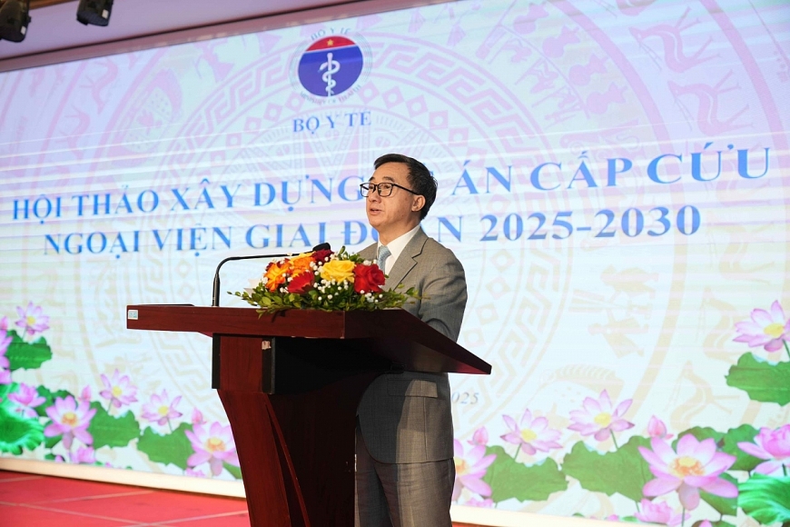 GS.TS Trần Văn Thuấn - Thứ trưởng Bộ Y tế đánh giá cao những hoạt động của Tập đoàn Vingroup cùng Bộ Y tế triển khai đề án