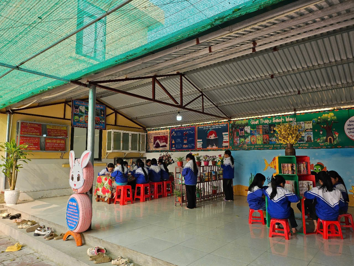 Xây dựng mô hình thư viện xanh góp phần nâng cao chất lượng dạy và học