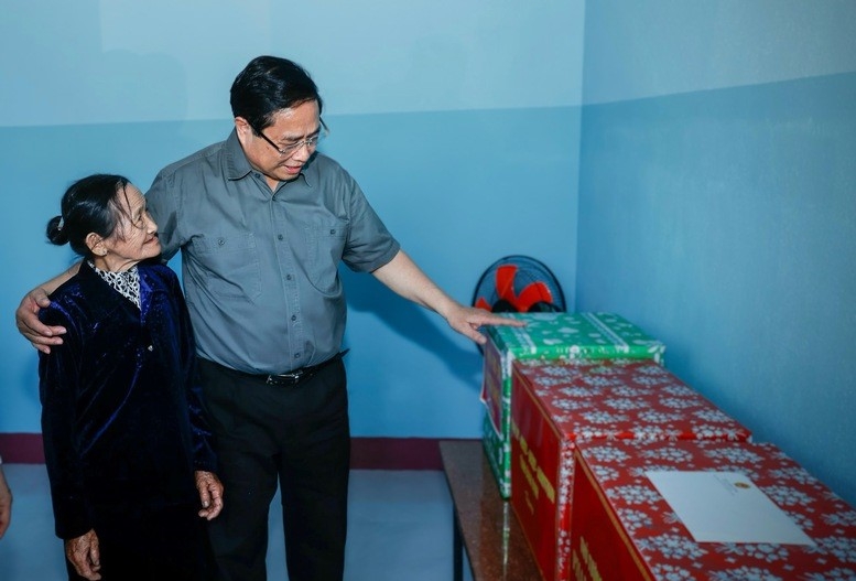 Thủ tướng Chính Phủ Phạm Minh Chính tham dự khánh thành công trình đập dâng Phú Phong