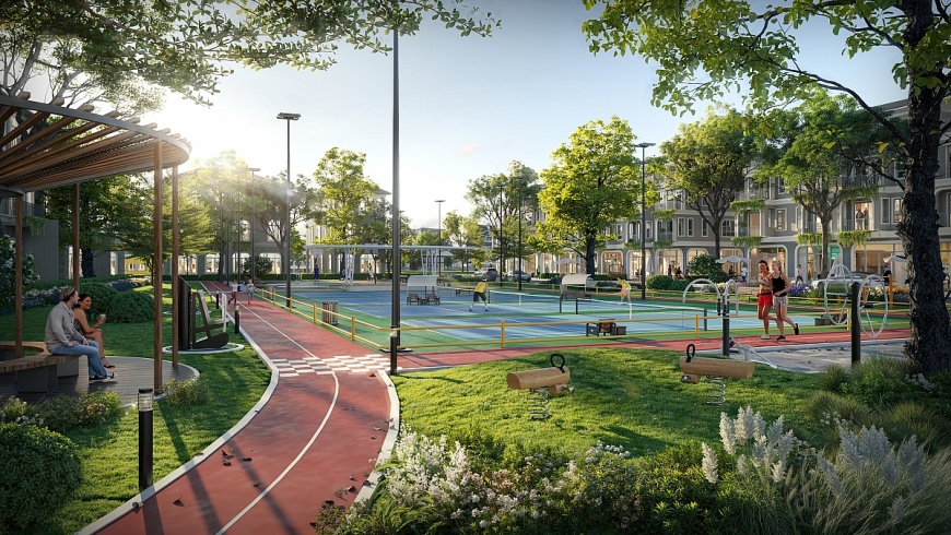 Khu thể thao liên hợp rộng gần 5000m2