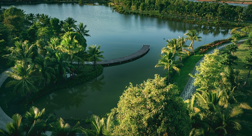 Không gian xanh với chất lượng không khí tương đương rừng tự nhiên tại Eco Central Park