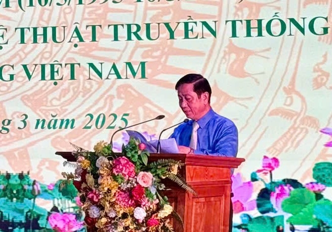 Ông Phạm Bá Vĩnh phát biểu