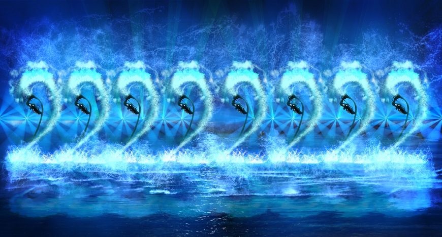 Show diễn được thể hiện như một màn trình diễn nghệ thuật