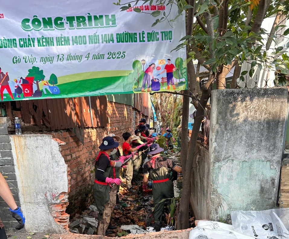 TP Hồ Chí Minh: Khơi thông dòng kênh, chung tay vì môi trường xanh - sạch - đẹp