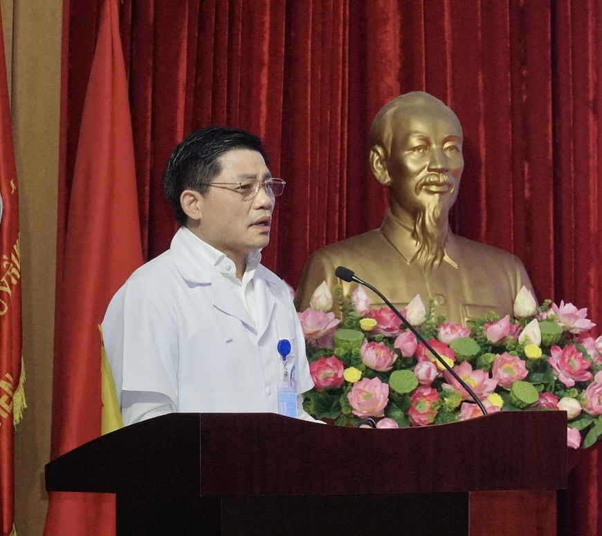 TTND.GS.TS Nguyễn Duy Ánh phát biểu ghi nhận những đóng góp của Quỹ tại sự kiện