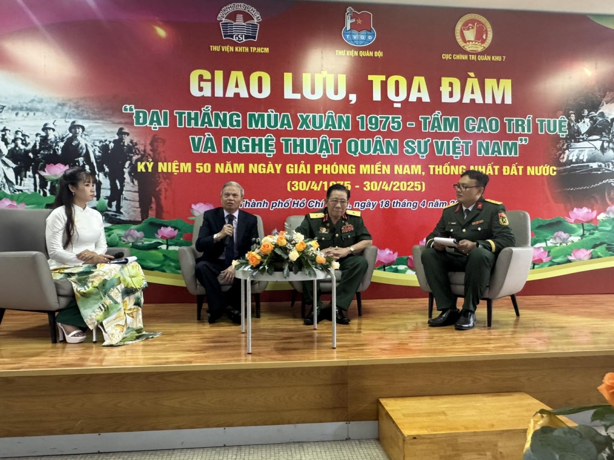 Giao lưu, tọa đàm chào mừng kỷ niệm 50 năm ngày Giải phóng miền Nam