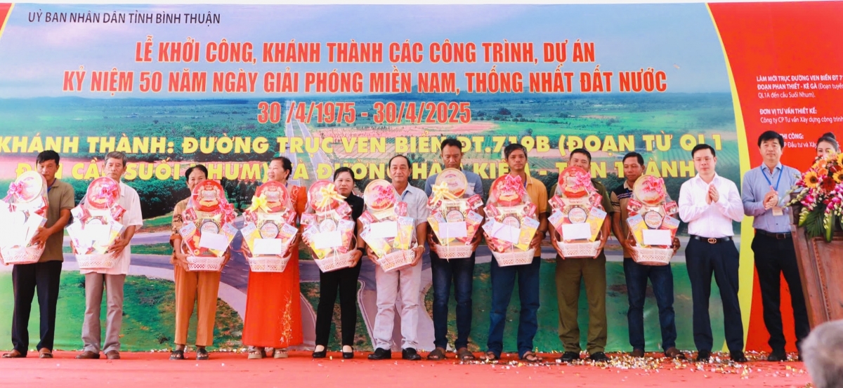 Tỉnh Bình Thuận: Khánh thành 2 tuyến đường trọng điểm trục ven biển hơn 1.350 tỉ đồng
