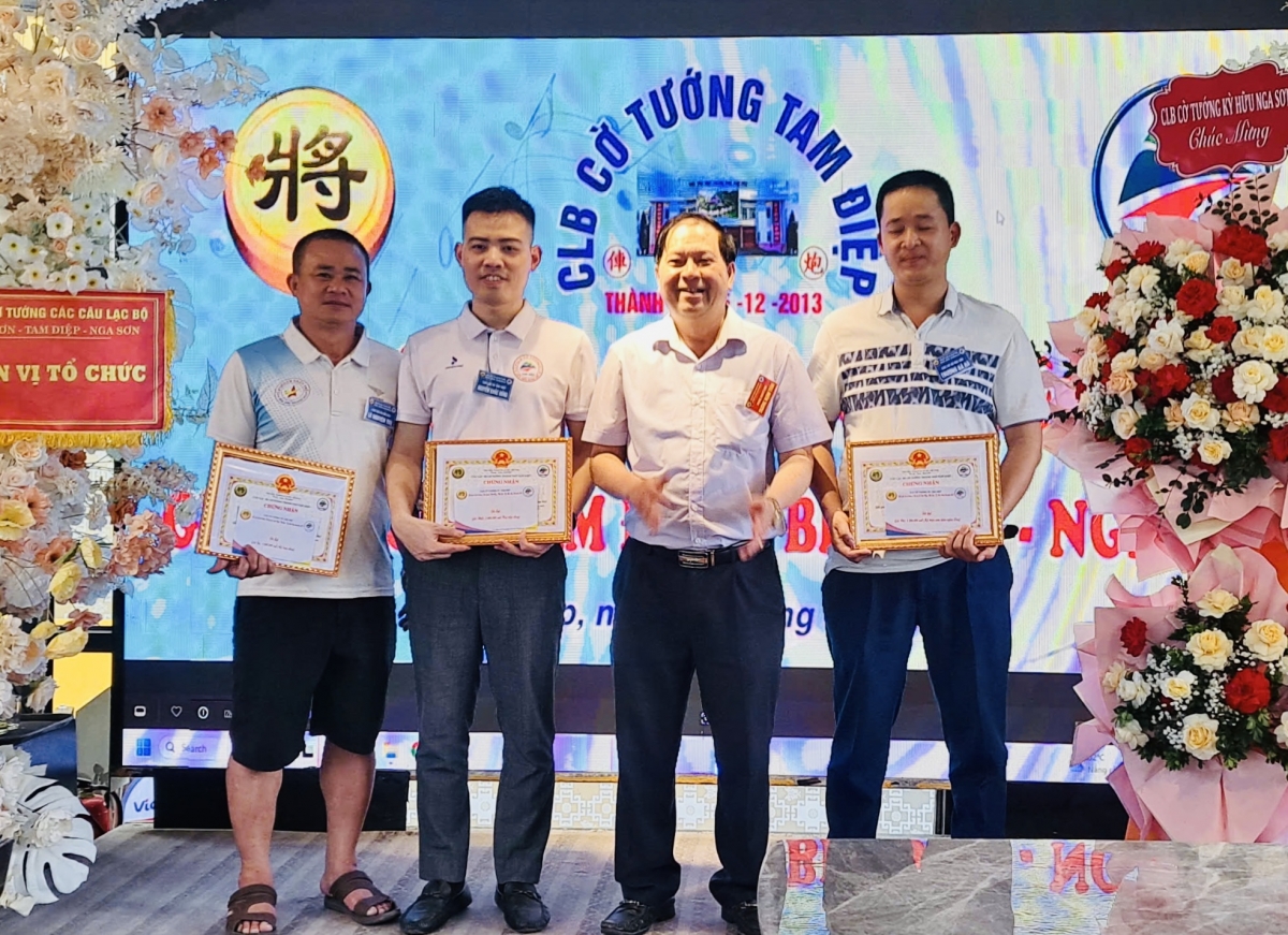 Giao lưu cờ tướng các câu lạc bộ: Tam Điệp - Bỉm Sơn - Nga Sơn