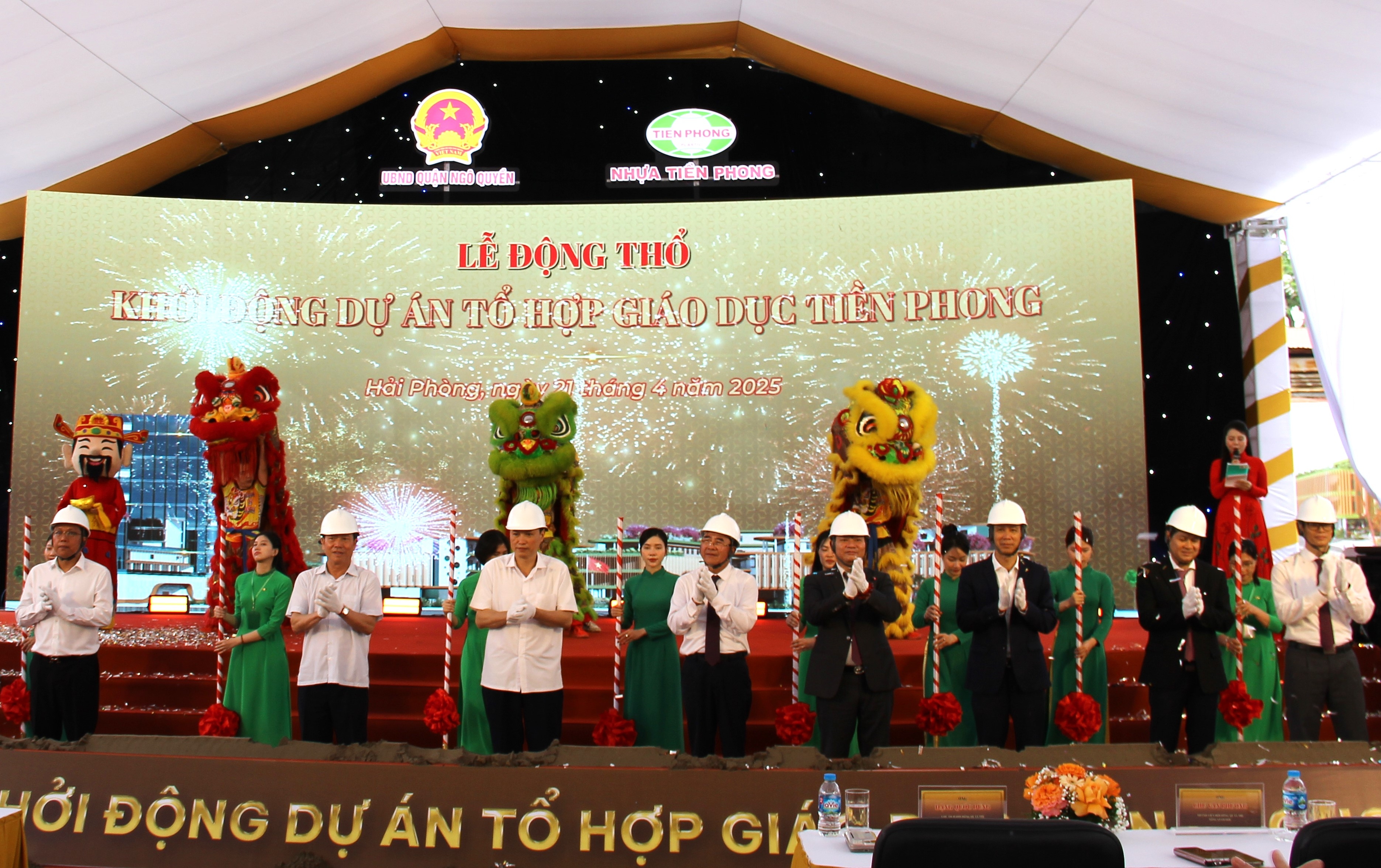 TP Hải Phòng: Động thổ khởi động Dự án Tổ hợp giáo dục Tiền Phong