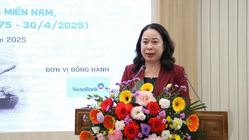 Đồng chí Võ Thị Ánh Xuân, Ủy viên Trung ương Đảng, Phó Chủ tịch nước đánh giá cao Báo Nhân Dân đã chuẩn bị cẩn trọng, kỹ lưỡng, tổ chức Đợt thông tin tuyên truyền đặc biệt trên các ấn phẩm.