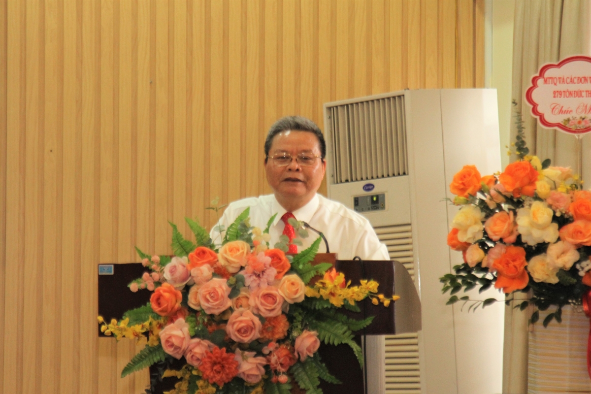 Ông Phạm Huy Giáp phát biểu