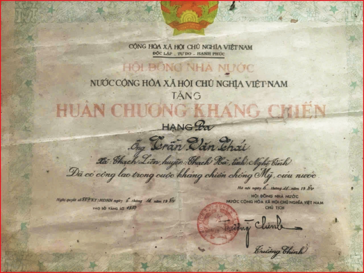 Ông Trần Văn Thái và chiến công bắn rơi máy bay Mỹ bằng súng bộ binh, bắt sống phi công William Andrew Robinson