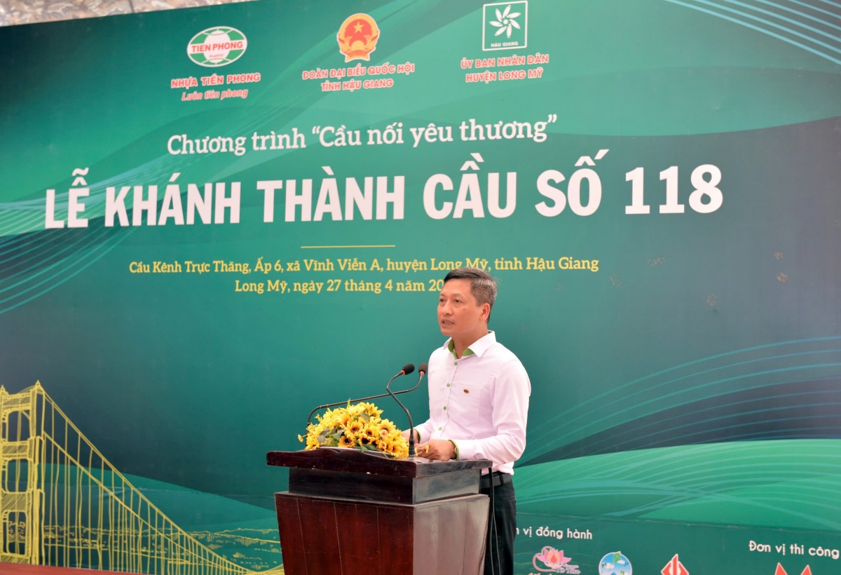 Nhựa Tiền Phong khánh thành cầu nối yêu thương tại Long An, Kiên Giang và Hậu Giang