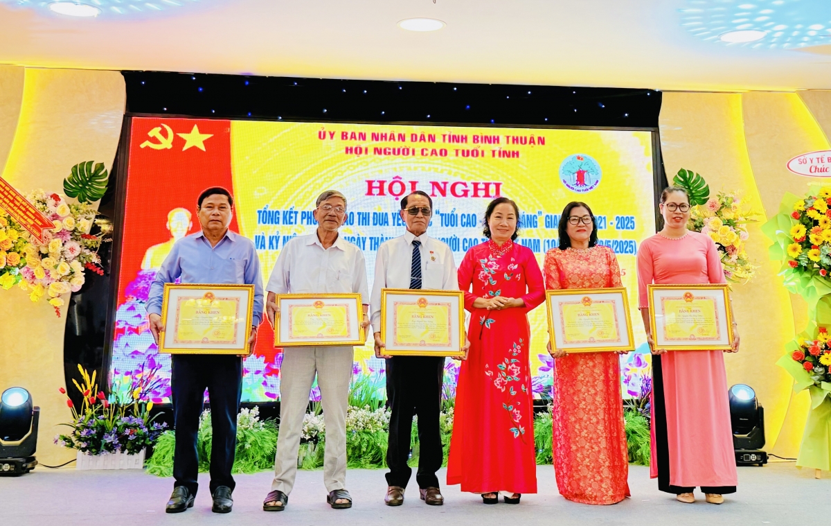 Bình Thuận: Tổng kết 5 năm phong trào  “Tuổi cao - Gương sáng”