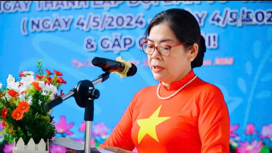 Đội dân vũ thể thao Liên thế hệ phường 5 kỷ niệm 1 năm thành lập