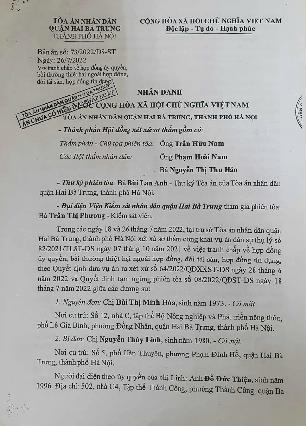 Nhiều tình tiết trong vụ án vẫn chưa được làm rõ và giải quyết dứt điểm