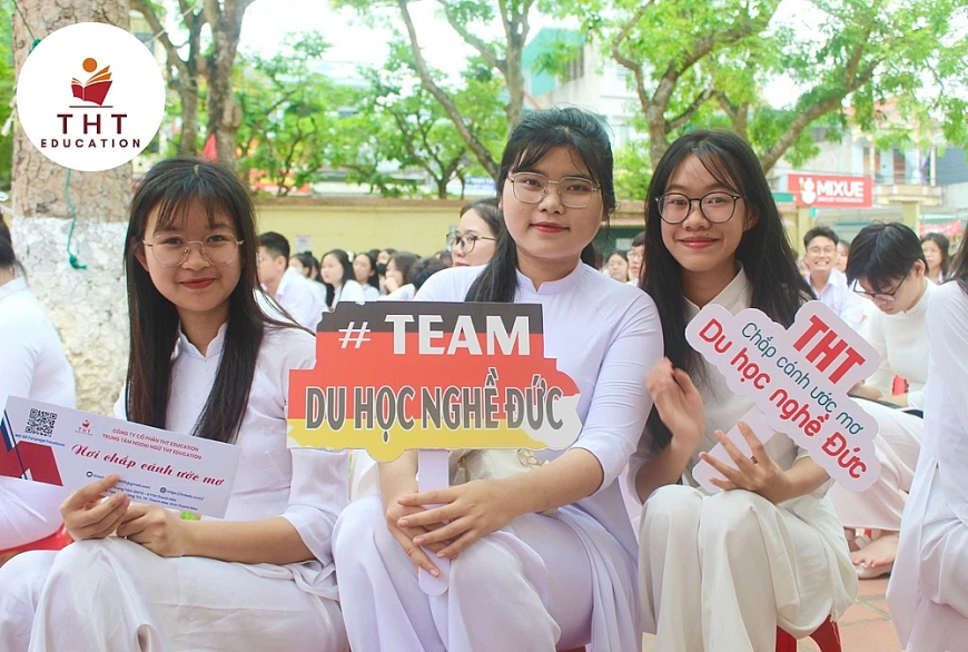 THT Education trao 40 suất học bổng khóa học tiếng Đức B1 cho học sinh Thanh Hóa