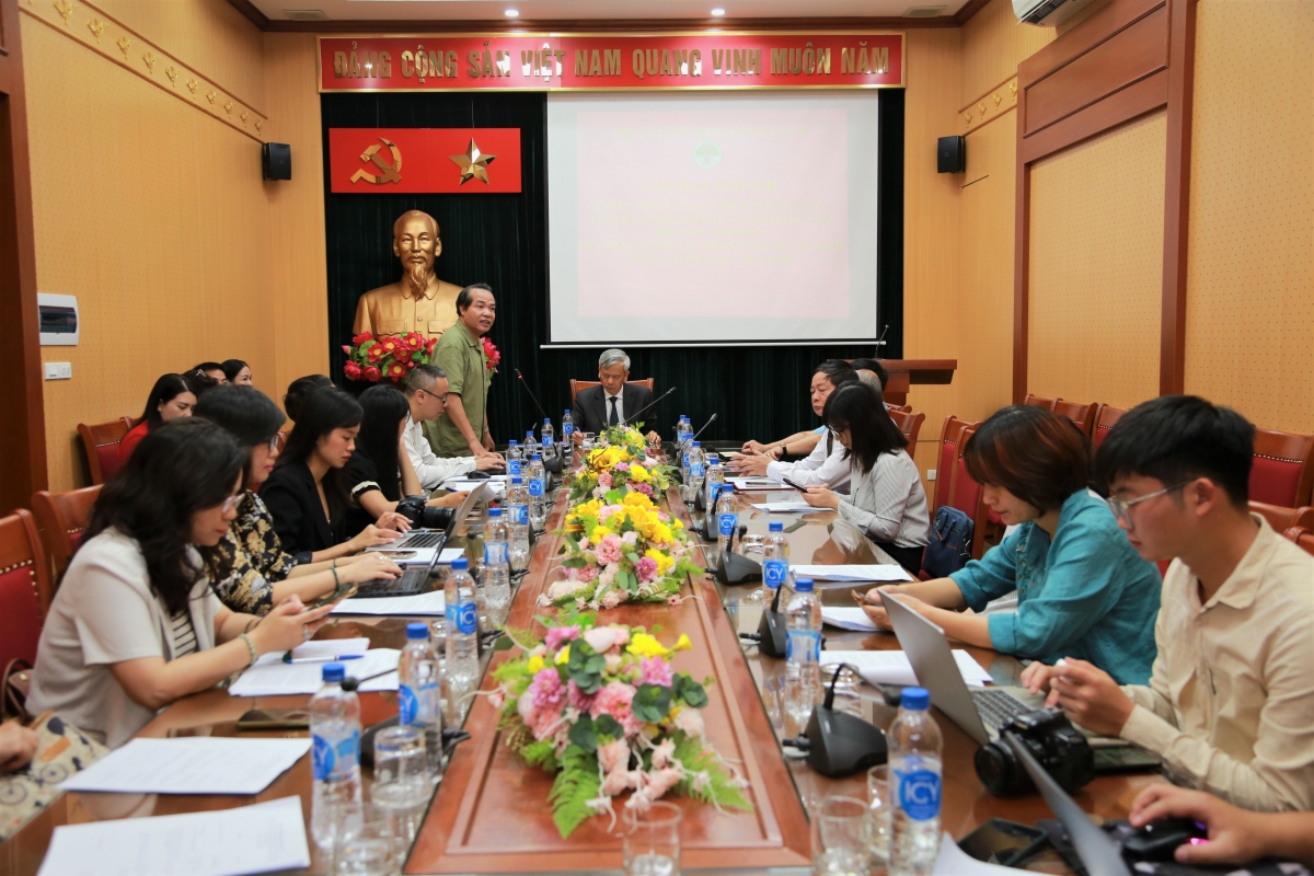 Chánh Văn phòng Trung ương Hội Đoàn Hữu Bảy phát biểu