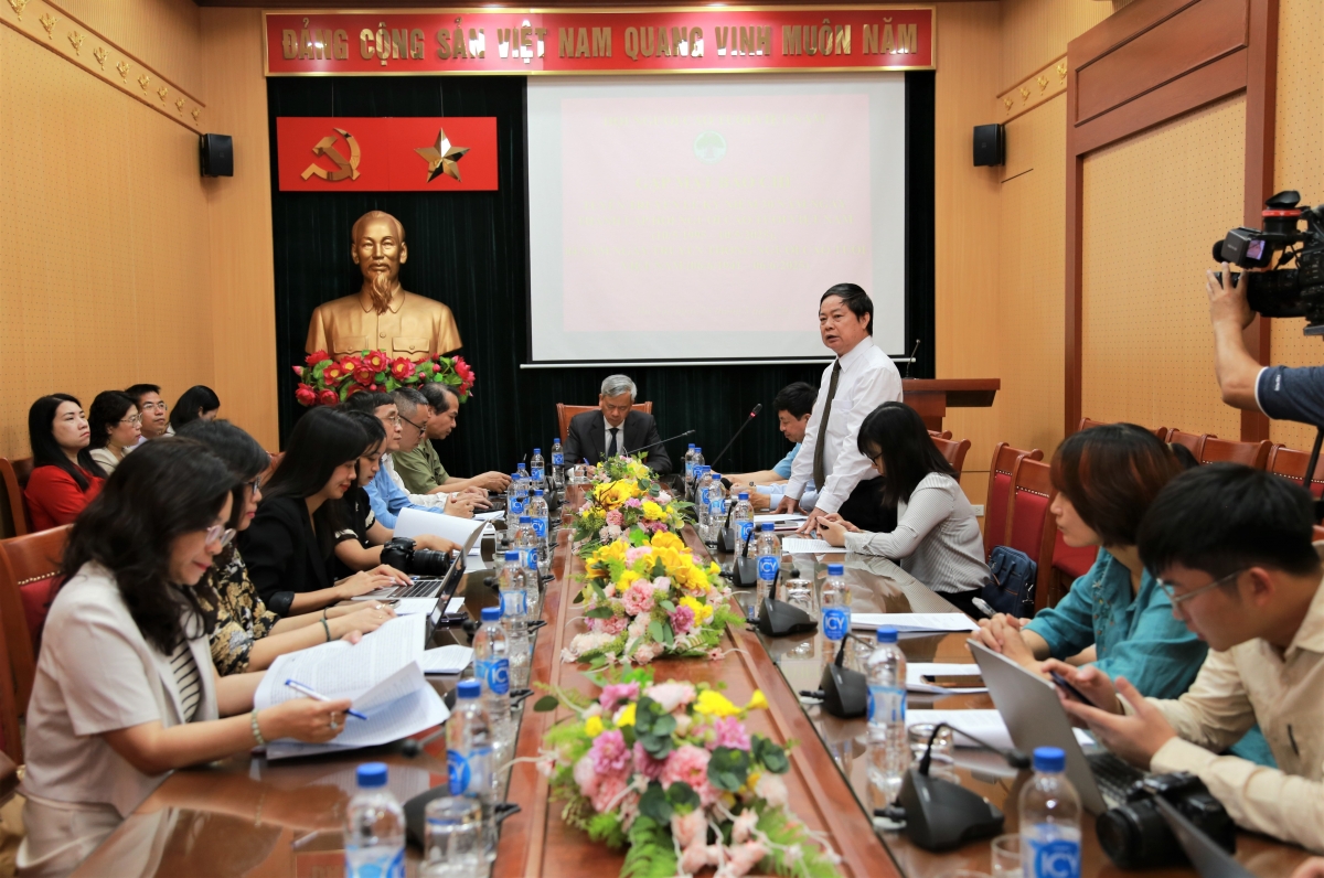 Phó Trưởng ban Chăm sóc NCT Vũ Dương Châu phát biểu