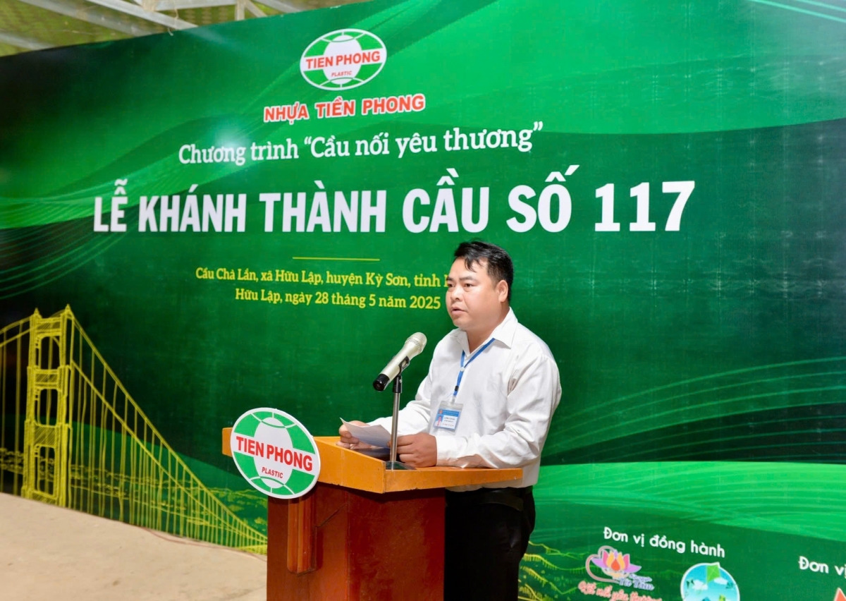 Nhựa Tiền Phong khánh thành cầu nối yêu thương số 117 tại Nghệ An
