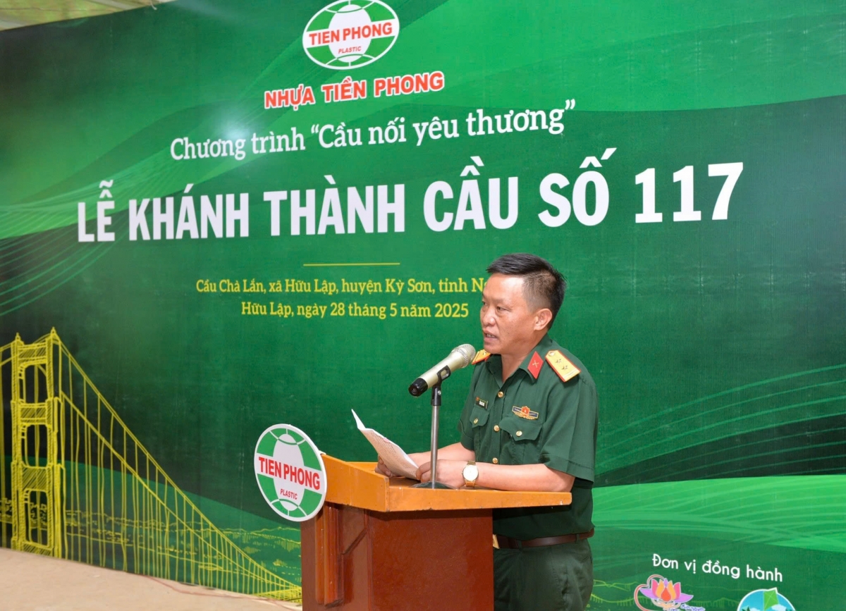 Nhựa Tiền Phong khánh thành cầu nối yêu thương số 117 tại Nghệ An