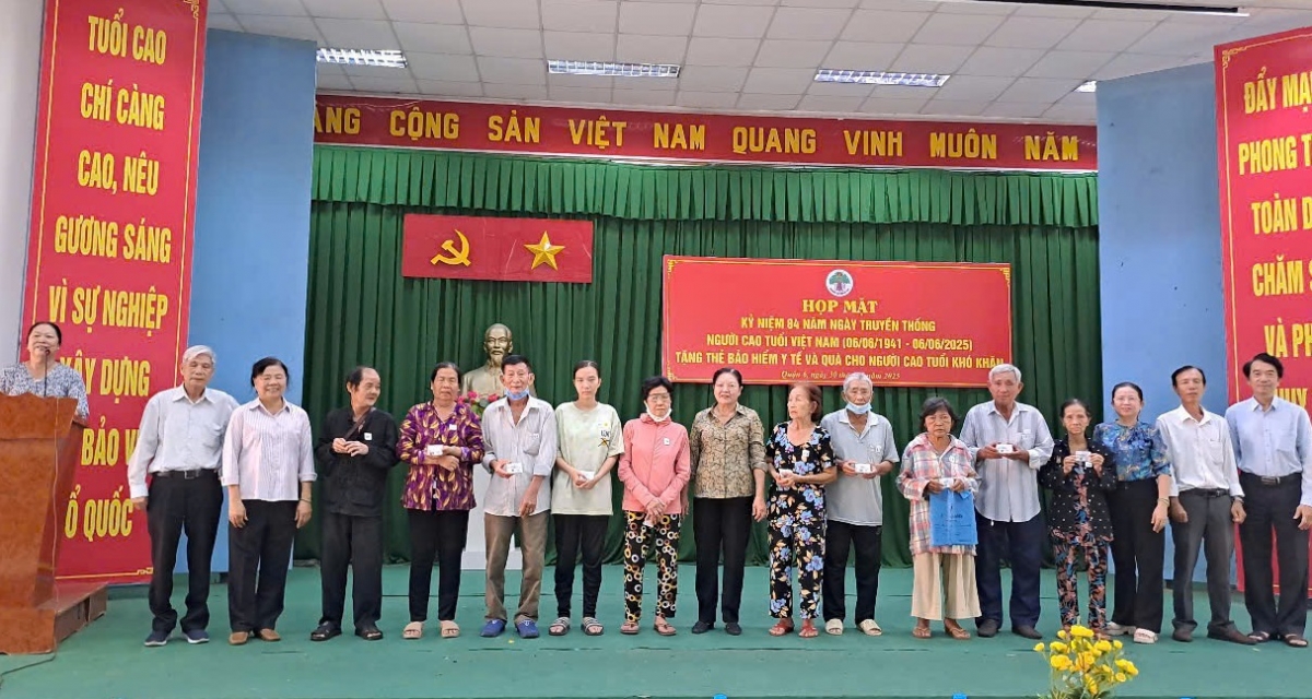 Hội NCT Quận 6, TP. Hồ Chí Minh: Hoàn thành tốt các chir tiêu, nhiệm vụ 6 tháng đầu năm