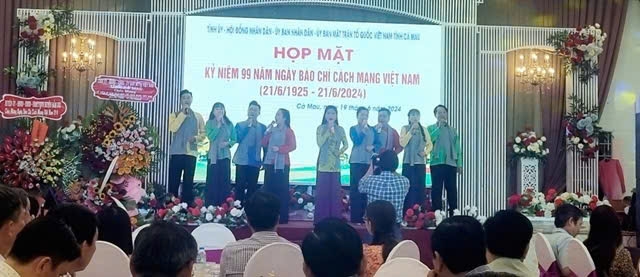 Tỉnh Cà Mau tổ chức họp mặt Ngày Báo chí cách mạng Việt Nam năm 2024