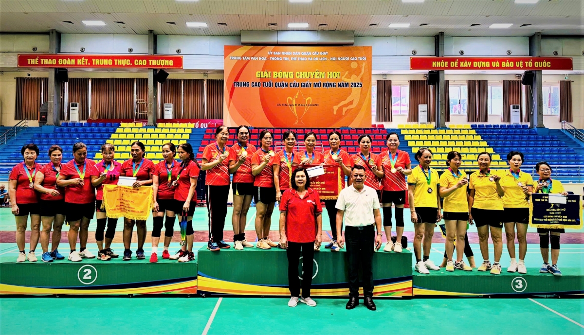 Trao thưởng cho các đơn vị doạt giải