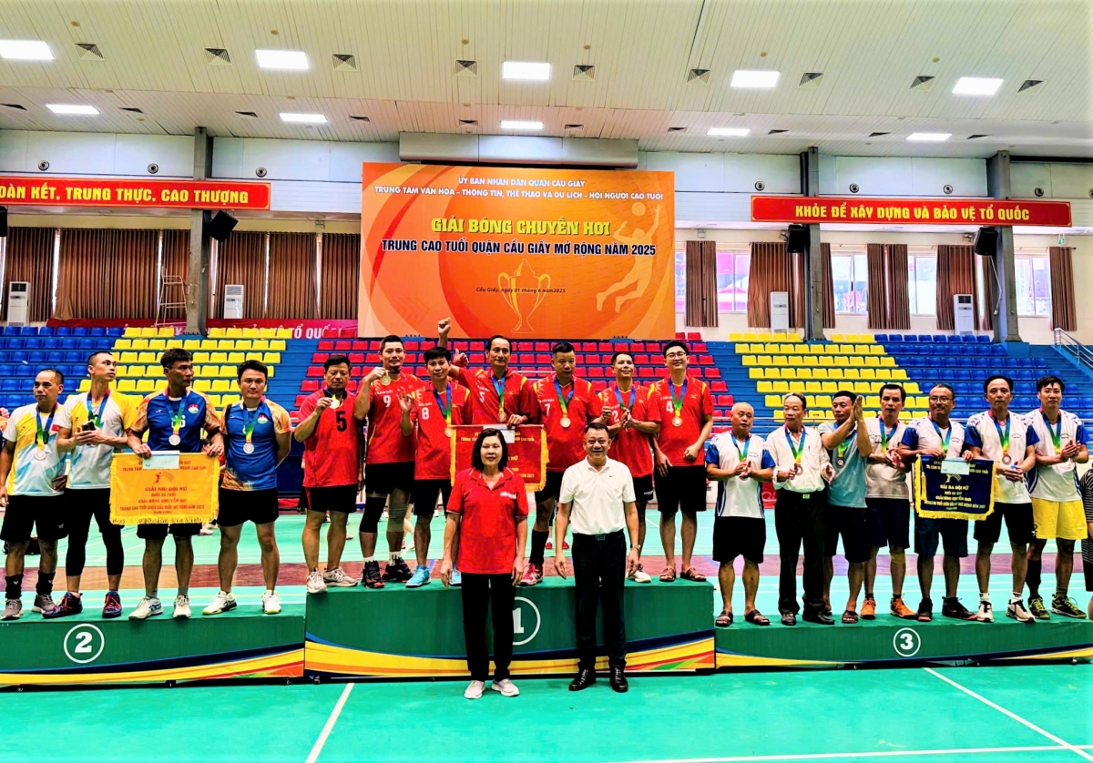 Trao thưởng cho các đơn vị doạt giải