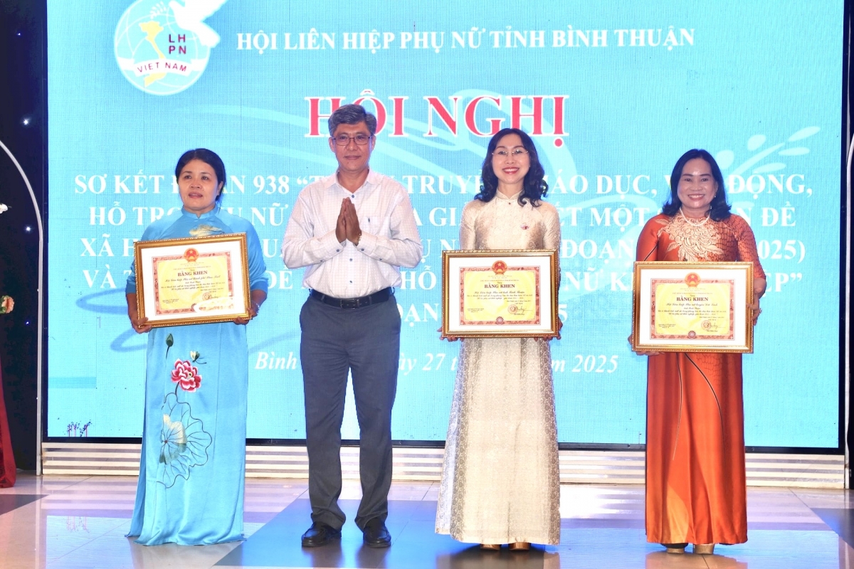 Bình Thuận: Đề án 938 và Đề án 939 đã góp phần thúc đẩy bình đẳng giới, phát huy tiềm năng của phụ nữ.