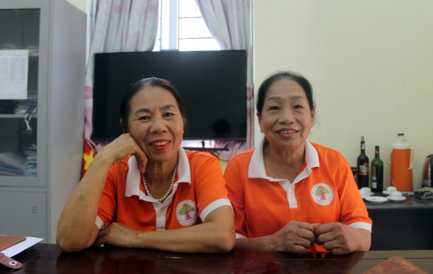 Các thành viên Ban Chủ nhiệm CLB LTHTGN phố Vệ Yên 1.