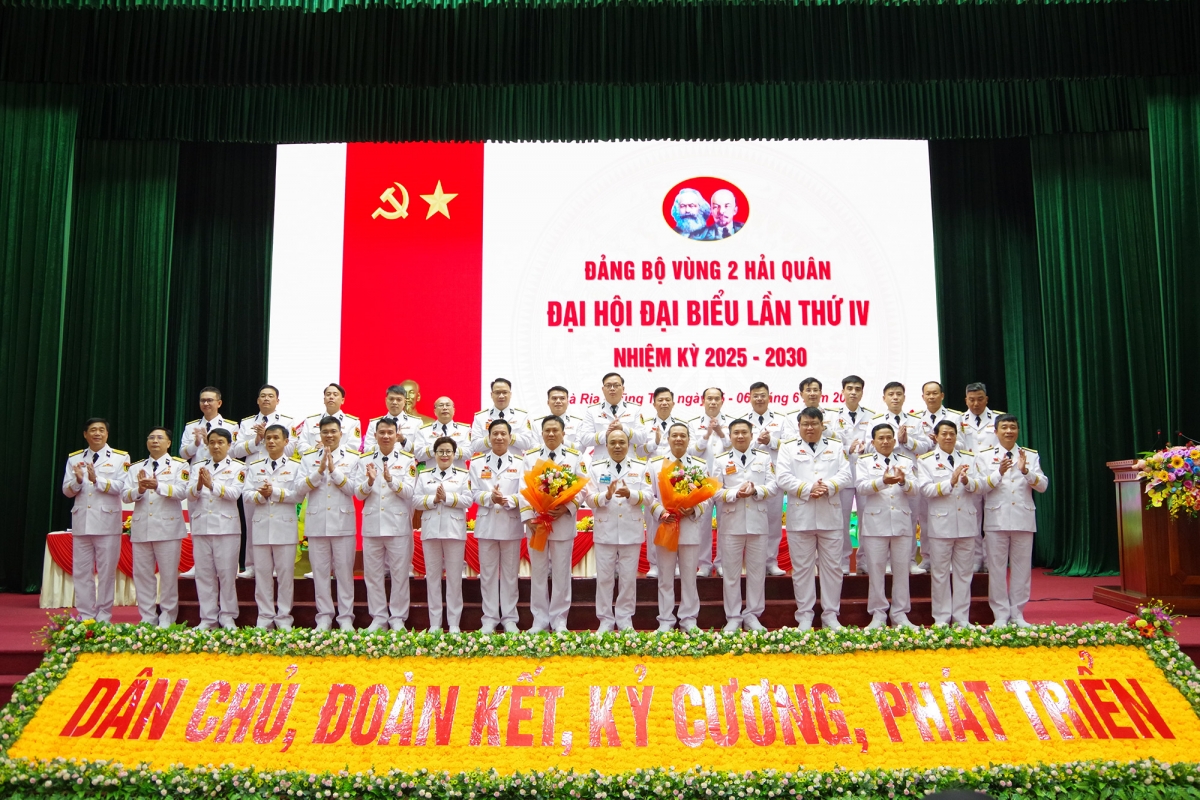 Đại hội Đại biểu Đảng bộ Vùng 2 Hải quân lần thứ IV, nhiệm kỳ 2025-2030: Tâm thế mới, thắng lợi mới
