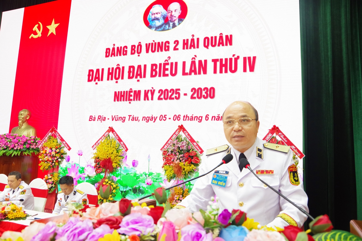 Đại hội Đại biểu Đảng bộ Vùng 2 Hải quân lần thứ IV, nhiệm kỳ 2025-2030: Tâm thế mới, thắng lợi mới