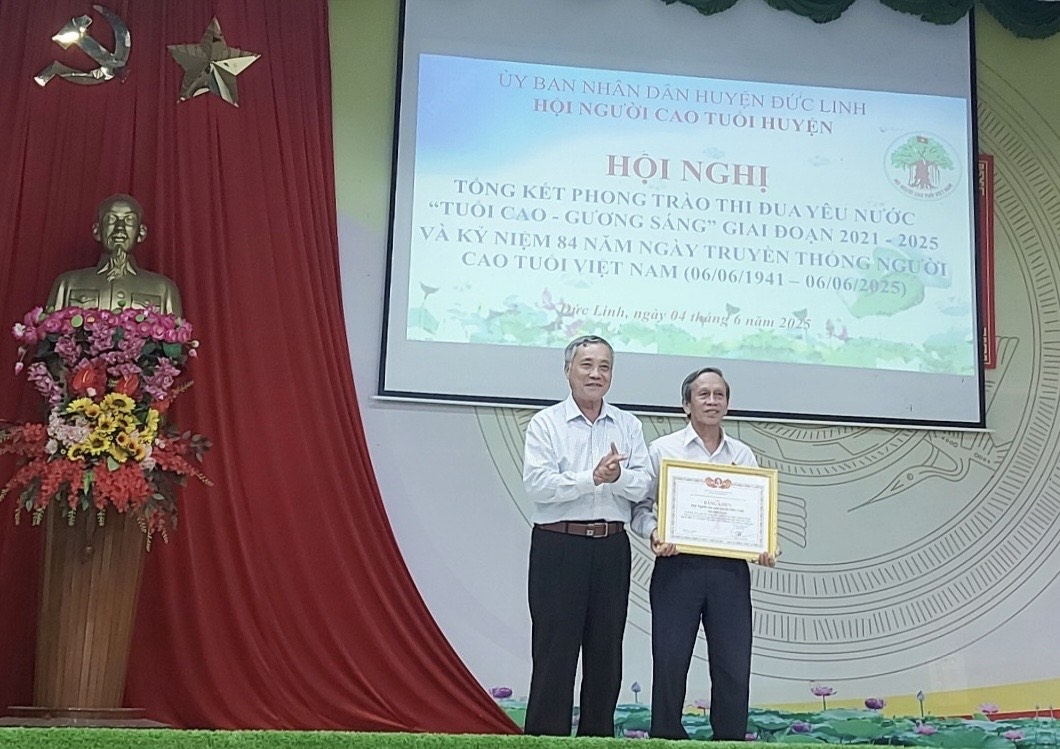 Hội NCT huyện Đức Linh, Bình Thuận: Nhiều phong trào thi đua đạt hiệu quả cao