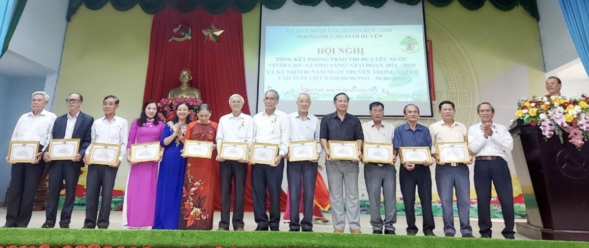 Hội NCT huyện Đức Linh, Bình Thuận: Nhiều phong trào thi đua đạt hiệu quả cao