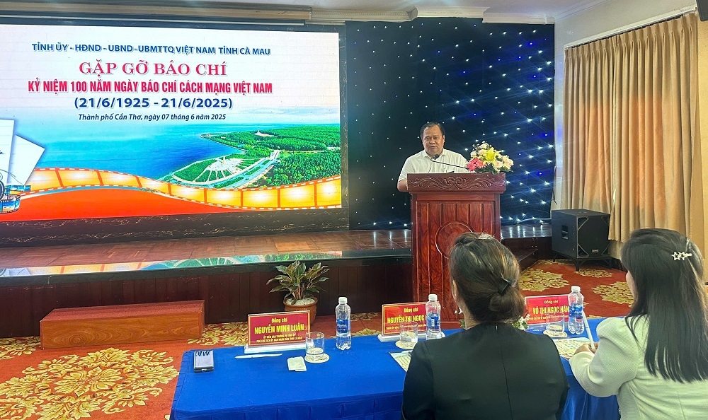 Cà Mau: Gặp mặt các cơ quan báo chí nhân kỷ niệm 100 năm Báo chí cách mạng Việt Nam