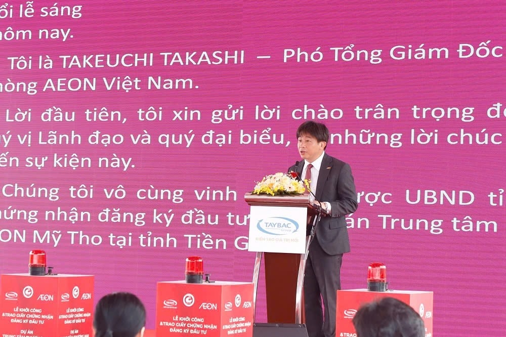 Tiền Giang: Khởi công và trao giấy chứng nhận đăng ký đầu tư Dự án trung tâm thương mại dịch vụ