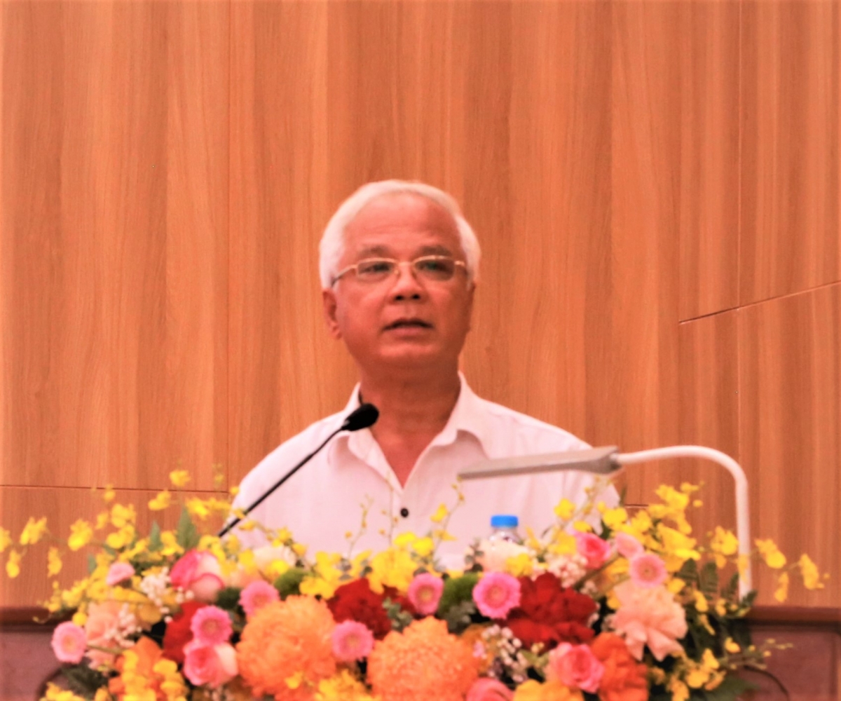 Ông Nguyễn Thế Toàn phát biểu