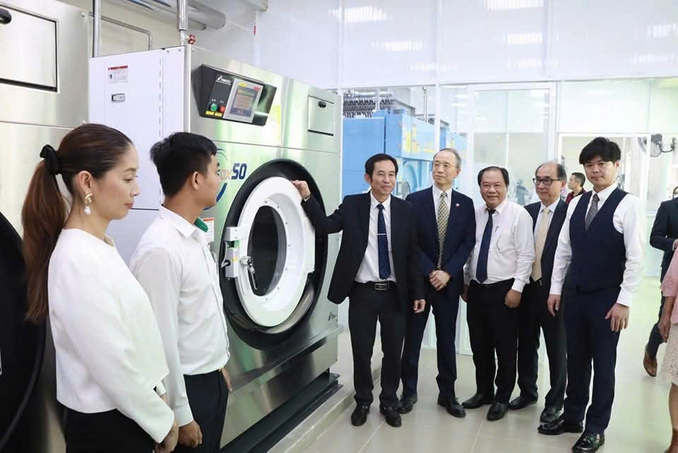 ​​​​​​​Bệnh viện đầu tiên đưa vào vận hành nhà giặt theo công nghệ Nhật Bản
