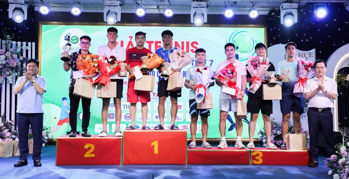 Bế mạc và trao giải giải tennis báo chí Nghệ An lần thứ 7 năm 2025