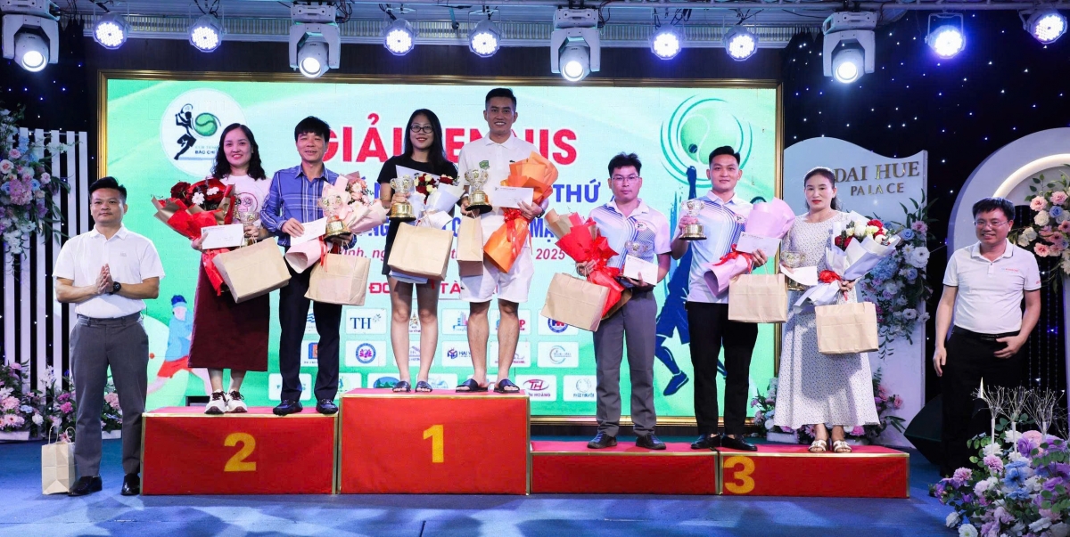 Bế mạc và trao giải giải tennis báo chí Nghệ An lần thứ 7 năm 2025