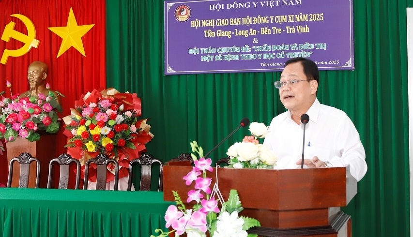Tiền Giang: Hội nghị giao ban Hội Đông y cụm XI năm 2025