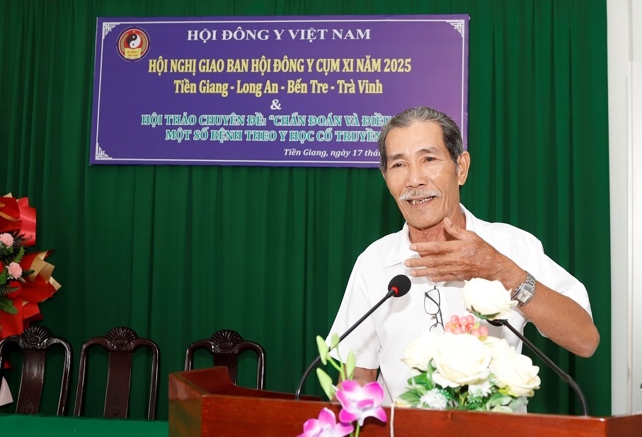 Tiền Giang: Hội nghị giao ban Hội Đông y cụm XI năm 2025