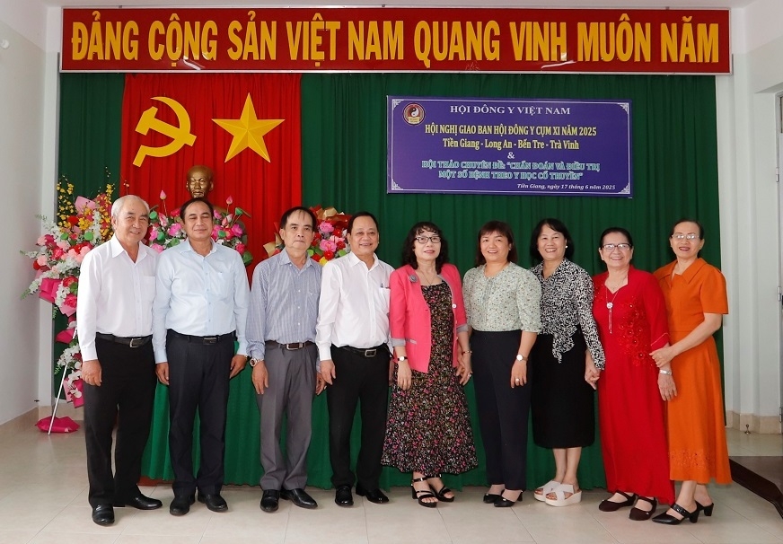 Tiền Giang: Hội nghị giao ban Hội Đông y cụm XI năm 2025