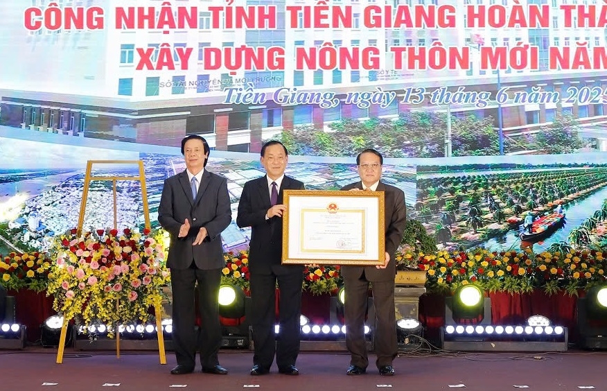 Tiền Giang: Về đích nông thôn mới sớm 1 năm so với kế hoạch