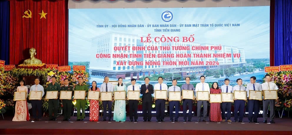 Tiền Giang: Về đích nông thôn mới sớm 1 năm so với kế hoạch